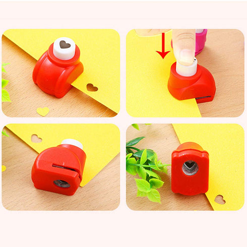 Paper Punches,15pcs Punch Craft Set Mini Punches Hole Punch Shapes Hole Punch Shape Scrapbooking Supplies for Kindergarten Teacher Office Supplies...