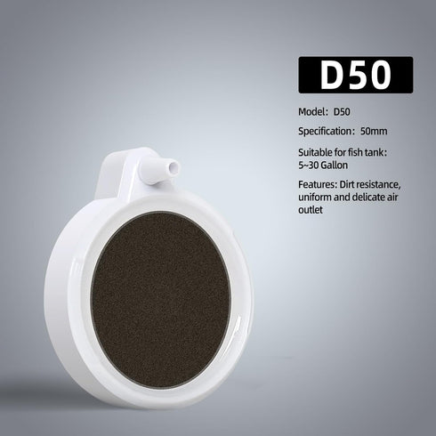 UPETTOOLS Fish Tank Nano Air Stone - 1.97 Inch Aquarium Bubbler, Ultra-High Dissolved Oxygen Diffuser, Aquarium Oxygen Aerator Bubbler Stone for 5...