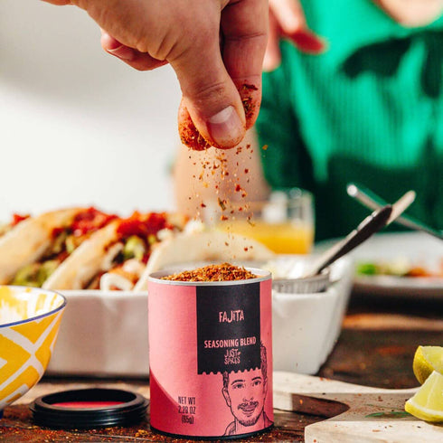 Just Spices Fajita Seasoning Blend, 2.29 oz. I Mild fajita mix for authentic Tex-Mex cuisine I Adds a smoky, spicy flavor to your chicken, pork or...