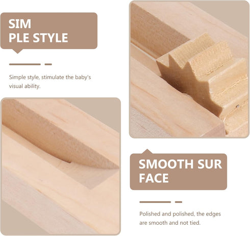 TOYANDONA 3 Pcs Soundboard Toy Traditional Matraca Educational Castanet Hand Percussion Practical Castanet Ratchet Noise Maker Castanet for Childr...