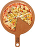 Wood Fiber Pizza Board Serving Cutting Plate for Kitchen Fruits Vegetables Cheese Chopping Board 10 inches Round...