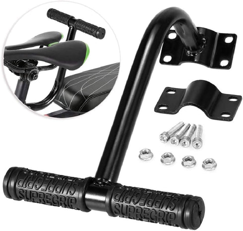 WANLIANG Bicycle Rear seat Handle, Mountain Bike Road Bicycle Handlebar, Bicycle Rear seat armrest Accessories (Bend)...