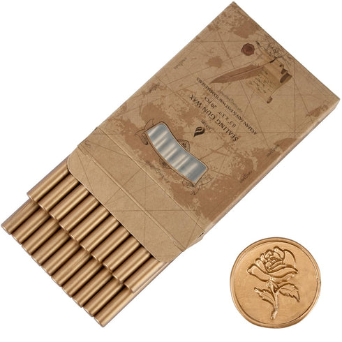 20PCS Mini Glue Gun Sealing Wax, Sealing Wax Sticks - Ideal for Wedding Invitations, Letters, Envelopes, Cards and Crafts,Work with Mini Glue Guns...