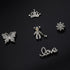 Rhinestone Bling Decoration Charms, Diamond Trend Designer Luxury Cute Jewelry Shoe Accessories for Women Girl Gifts(Gold)...