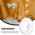 2-Pack Clear Glass Teapot Replacement Lids - Teapot Accessories with Strainer Cover for Home Kitchen Teapots and Teacups - Universal Fit...