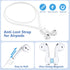 Lerobo Airpods Case Cover, with Cleaner Kit and Magnetic Airpod Strap Anti-Lost Cord Sports Lanyard,Soft Slicone Cover Compatible with Apple AirPo...
