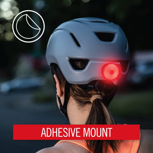 Coast SL1R USB Rechargeable Safety Clip Light with Red Light Multi-Mode and Adhesive Dual Mount, Running, Walking, Cycling, Job Site, Helmet/Hard ...