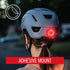 Coast SL1R USB Rechargeable Safety Clip Light with Red Light Multi-Mode and Adhesive Dual Mount, Running, Walking, Cycling, Job Site, Helmet/Hard ...