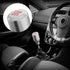 (Silver) 5 Speed Weighted Manual Universal Automatic Shifter Shift Knobs Lever with 3 Adapters Fit Compatible with Manual Cars Most Automatic Cars...