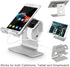 Tranesca 2 in 1 Charging Stand Compatible with Apple Watch Series Ultra2/Ultra/9/8/7/6/5/4/3/2/1/SE (38mm/40mm/41mm/42mm/44mm/45mm/49mm) and Compa...