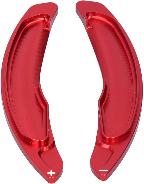 Steering Wheel Shift Paddle Extended, Red Steering Wheel Paddle Shifter Extension Fit for Mitsubishi Lancer Evo X 10 Outlander 2008?2016...