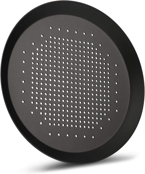 Beasea Pizza Pan 8.5 Inch, Perforated Pizza Pan with Holes, Aluminum Alloy Round Vented Pizza Pans Heavy Duty Pizza Crisper Pan Pizza Baking Tray ...