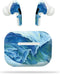 MightySkins Compatible with Apple Airpods Pro - Perfect Wave | Protective, Durable, and Unique Vinyl Decal Wrap Cover | Easy to Apply, Remove, and...