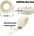 KOFOT Ausenful 2600 PCS Balloon Glue Point 0.47Inch Removable Adhesive Craft Mini Sticky Dot Tape for Balloons Party Paper Craft or Wedding Decora...