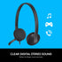 Logitech USB Headset H340, Stereo, USB Headset for Windows and Mac - Black......