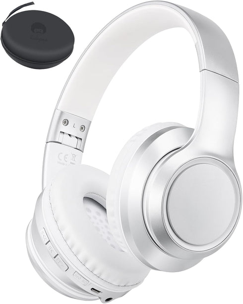 rockpapa E8 Over The Ear Bluetooth Headphones with Microphone for Kid Children Boy Girl Youth Teen Adult, Foldable Wired/Wireless Headphones with ...