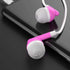 Maeline Bulk Earbuds with 3.5 mm Headphone Plug - 10 Pack - Pink...