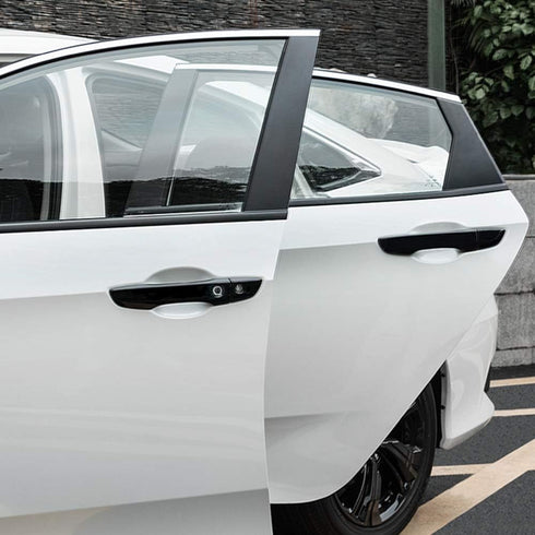 Exterior Door Handle Cover Trim for Honda Civic 10th Gen Accessories 2016 2017 2018 2019 2020 2021 with Smart Keyhole (Glossy Black)...