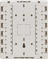 Tripp Lite 12-Port Surface-Mount Box for Keystone Jacks, Additional Breakout Pieces for Wide Compatibility, Mounting Screws Included, TAA Complian...