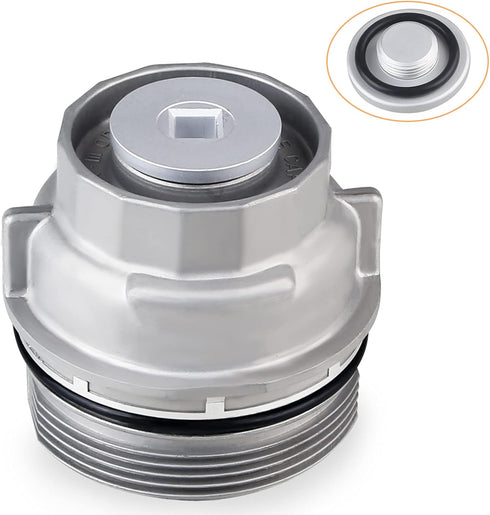 JDMON Compatible with Oil Filter Housing Cap Assembly Toyota 4Runner Avalon Camry Fj Cruiser Highlander RAV4 Sienna Tacoma Tundra Venza 2005-2019 ...