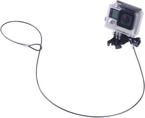 Sevrwell 35 inches Stainless Steel Tether Lanyard for GoPro Hero Max/9/8/7/6/5/4/3+/3(3PCS),SJ4000,Xiaomi Yi 4K, DJI OSMO Action Cameras...