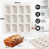 CAKETIME Mini Loaf Pan, Silicone Mini Bread Loaf Pans 12 Cups for Baking Mini Bread, Brownie, Cornbread, Cheesecake, Soap Nonstick BPA Free...