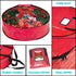 ProPik Christmas Wreath Storage Bag 24" - Garland Holiday Container with Tear Resistant Material - Featuring Heavy Duty Handles and Transparent Ca...