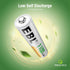EBL AAA Rechargeable Batteries (4 Counts) 1100mAh Pre-Charged Triple A NiMH Battery with Retail Package...