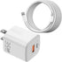 35W Dual Ports USB-C Charger with 6.6ft Charging Cable for DJI Mini 4 Pro,Mini 3/2/2 SE,Mavic Mini Drone,Aavta,Action 3/4,RC/RC 2 Remote Controlle...