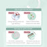 Flosser Dispenser Dental Floss Case Travel Floss Professional Toothpicks Sticks with Travel Case Superfine Floss Picks Dental Picks for Teeth Clea...