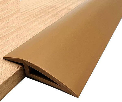 3.4ft Floor & Carpet Threshold Transition Strip, Overlap Edge Reducer,Edging Trim for Doorway Flooring Mats and Tiles,Beveled Edge Ramp Edge Guard...