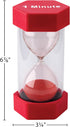Teacher Created Resources-20657 1 Minute Sand Timer-Large - Multicolor...