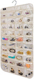 Hanging Jewelry Organizer,Accessories Organizer,80 Pocket Organizer for Holding Jewelries?Beige?...