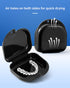 JMU Retainer Case with Vent Holes, Mouth Guard Case Dental Storage Container, Black...