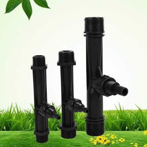 Fertilizer Injector Tube, Irrigation Venturi Fertilizer Injector with 1/2" 3/4” 1” Inch Agriculture Garden Fertilizer Mixer Injector Agriculture T...