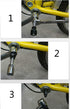 Bike Removal Tool, Professional Bicycle Crank set Crank Wheel Extractor Puller for Mountain Bicycle?Carbon Steel Gear Puller Remover...