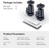 SmallRig Mini Ball Head (2 Pack) with 1/4" Screw and Removable Shoe Mount, 360 Degree Rotatable Aluminum Tripod Head for Camera Tripods Monopods C...