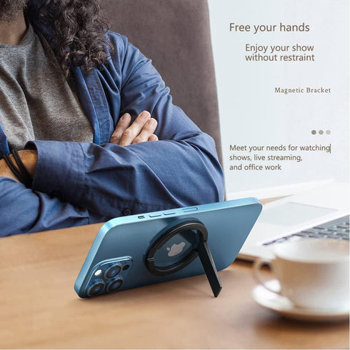 for MagSafe Phone Holder, Magnetic Phone Grip with Ring Holder and Stand, Compatible with iPhone 14/13/12 Series...