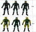 Action Figure Play Set 14pcs Military Toys Trooper with Accessories Including Army Gear Playset - Army Ranger Action Figures Military Toy Soldiers...