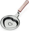 YIKANGHENG Mini Frying Pan, 4.8 Inch Heart Shape Iron Egg and Omelet Pan with Nonstick Coating for Kitchen and Outdoor of Fried Eggs, Cakes and Br...