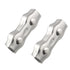 M5 Poly Rope Connector HSCGIN 6PCS M5x17 Stainless Steel Splicer Connectors Polyethylene Cord Connector for Electric Fences Wires Splicer Poly Wir...