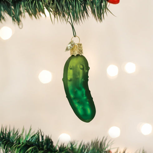 Old World Christmas Ornaments: Sweet Pickle Glass Blown Ornaments for Christmas Tree...