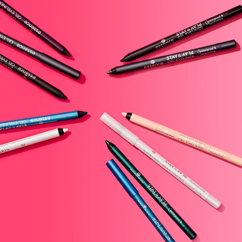 essence | Stay & Play Gel Eyeliner | Super Soft Gel-like Texture | Waterproof & Longlasting | Vegan & Cruelty Free (03 Silky Nude)...