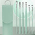 3 Set Ear Pick Cleaning Kit for Ear 6Pcs/Set Stainless Steel Earwax Removal Kit with PU Leather Storage Bag Ear Cleaning Tool for Women and Men...