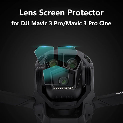 Lens Screen Protector for DJI Mavic 3 Pro/Mavic 3 Pro CineTempered Glass Lens Screen Protector Film Anti-Scratch Anti-Fingerprint Anti-Bubble Anti...