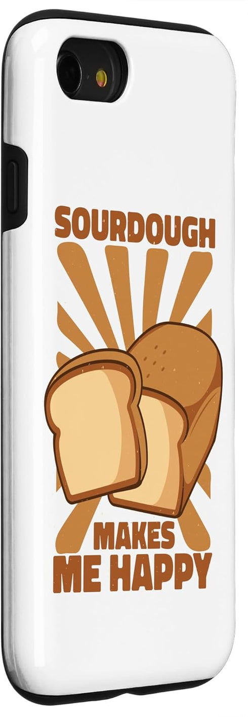 iPhone SE (2020) / 7 / 8 Sourdough Makes Me Happy Bread Maker Bread Dough Bread Baker Case...