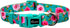 Dog Collar and Leash Set, Rose Pattern, Polyester Material, 5ft Matching Leash, for Small Dogs.(S, Green Rose Set)...