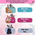 CuteAri 4 Pcs Nylon Pink Makeup Bags for Teen Girls - Mini Backpack for Women...