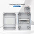 5 Way Circuit Breaker MCB Distribution Protection Box with DIN Rail, IP65 Waterproof,for Indoor and Outdoor...