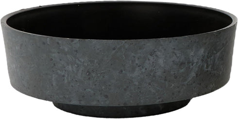 The HC Companies 6 Inch Round Capri Succulent Pot - Decorative Indoor Plastic Planter with Drainage, Faux Concrete...